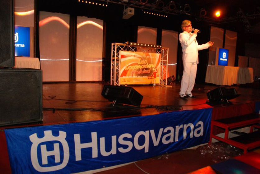 Keessie bij Husqvarna in Malaga